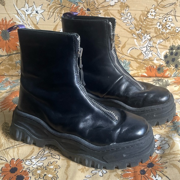 Eytys leather platform boots - Picture 1 of 6